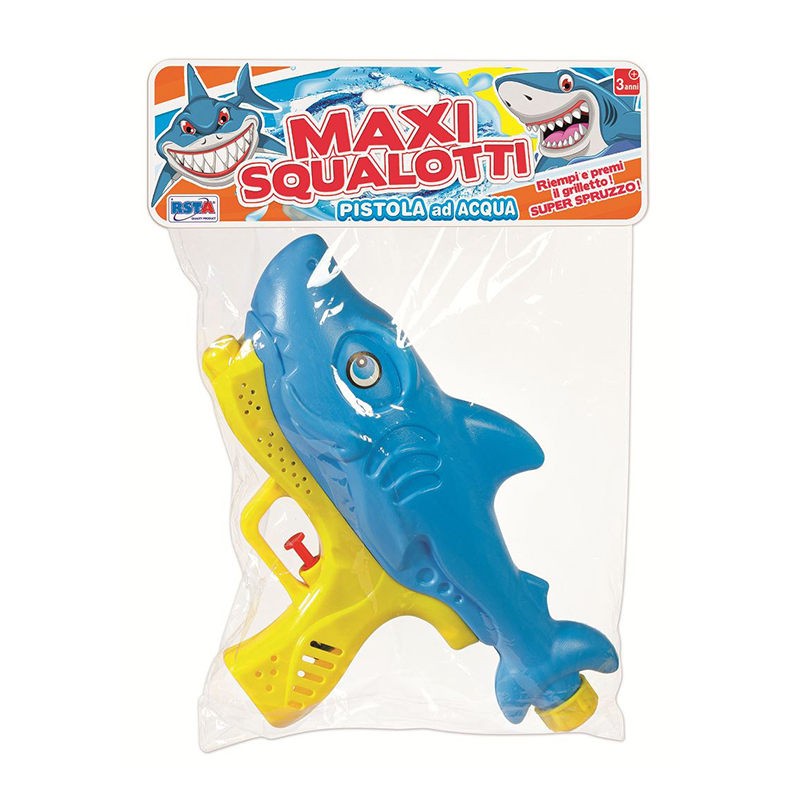 PISTOLA ACQUA MAXI SQUALOTTI 26 CM 2 ASS.