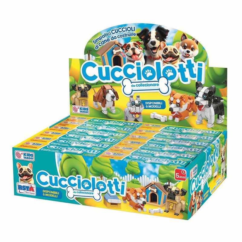 SET KIDS TARGET COSTRUZIONI CUCCIOLOTTI 6 MODELLI