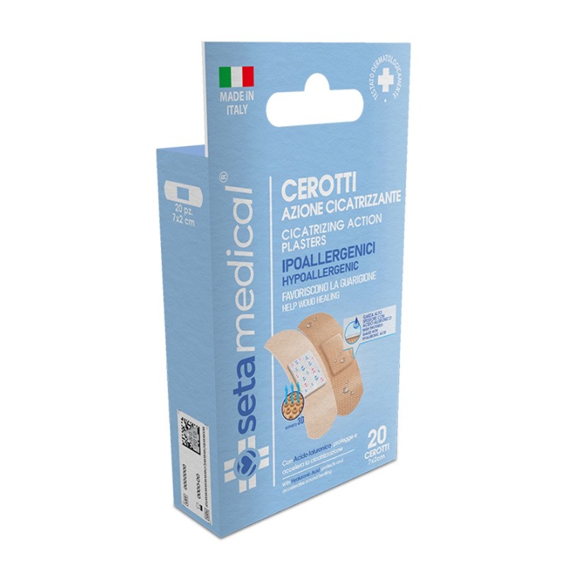 CEROTTI CON ACIDO IALURONICO 20 PZ MEDI