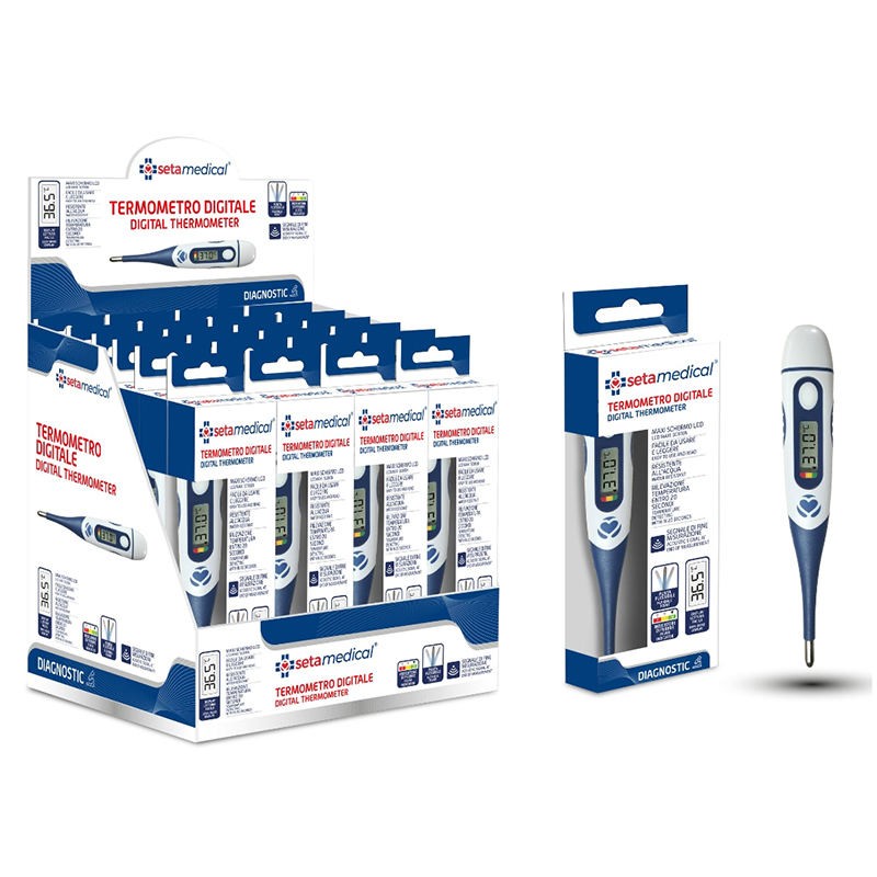 TERMOMETRO DIGITALE PUNTA FLESSIBILE