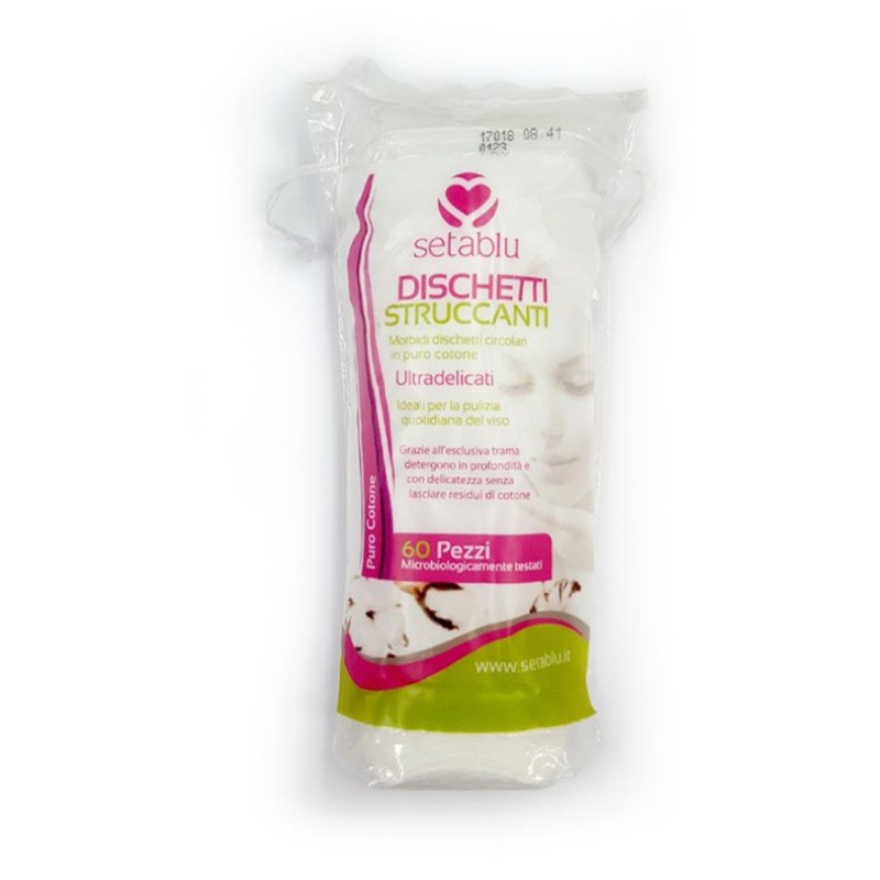 DISCHETTI STRUCCANTI 60 PZ IN PURO COTONE