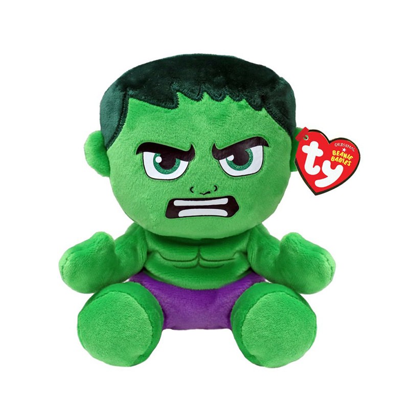 PELUCHE MARVEL 20CM FLOPPY HULK TY