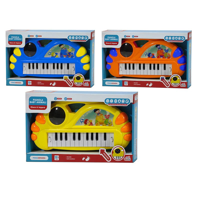 PIANOLA BABY ANIMALI TRY-ME 3ASS