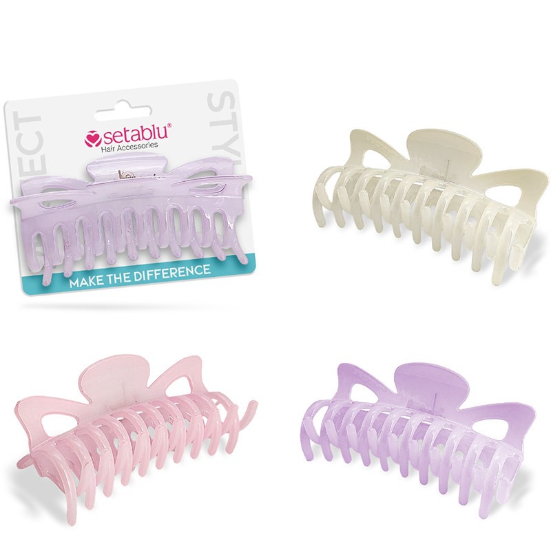 PINZA CAPELLI  CLASSICA 12 CM VARI COLORI CON CAVALLOTTO