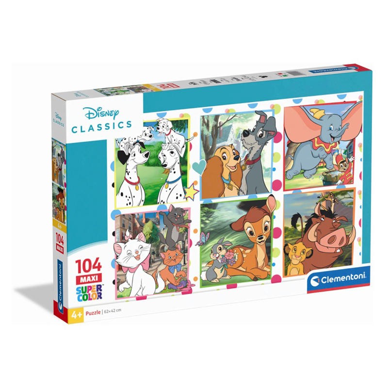 PUZZLE 104 MAXI DISNEY CLASSIC CLEMENTONI