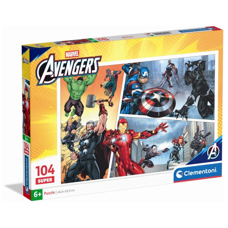 PUZZLE 104 SUPER AVENGERS CLEMENTONI