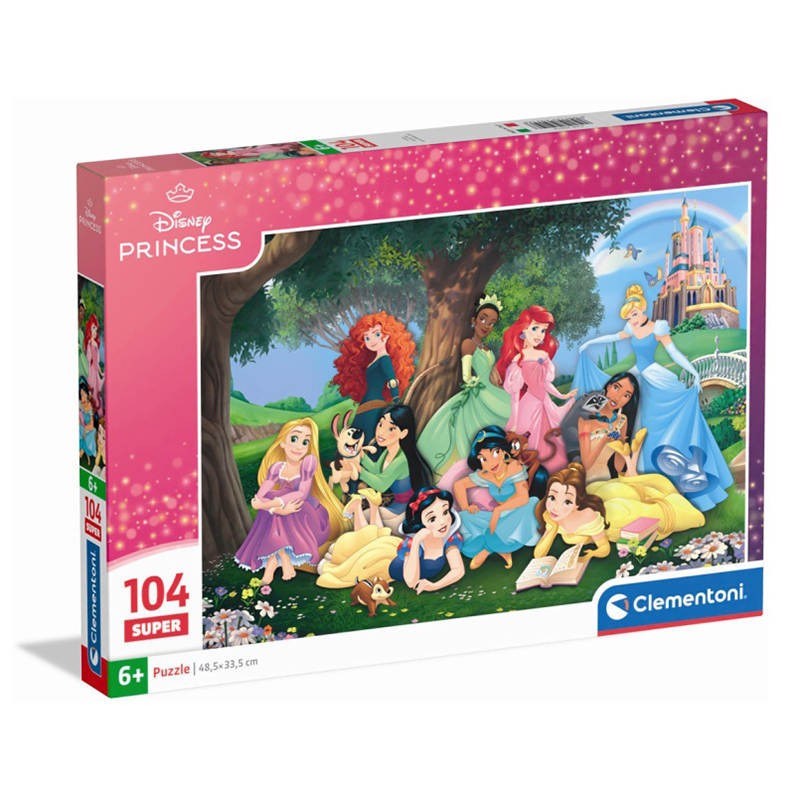 PUZZLE 104 SUPER DISNEY PRINCESS CLEMENTONI