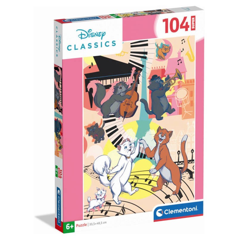 PUZZLE 104 SUPER ARISTOCATS CLEMENTONI
