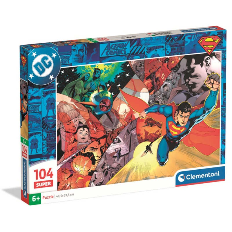 PUZZLE 104 SUPER SUPERMAN CLEMENTONI