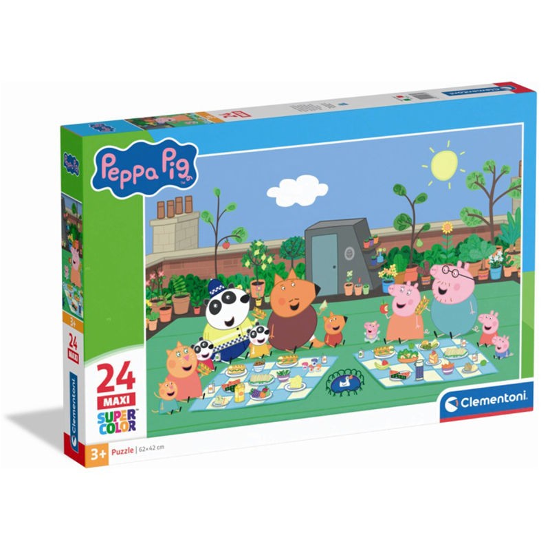 PUZZLE 24 MAXI PEPPA PIG CLEMENTONI