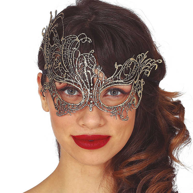 MASCHERA FILIGRANA DORATA