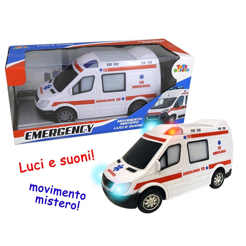 AMBULANZA MOVIMENTO MISTERO LUCI E SUONI