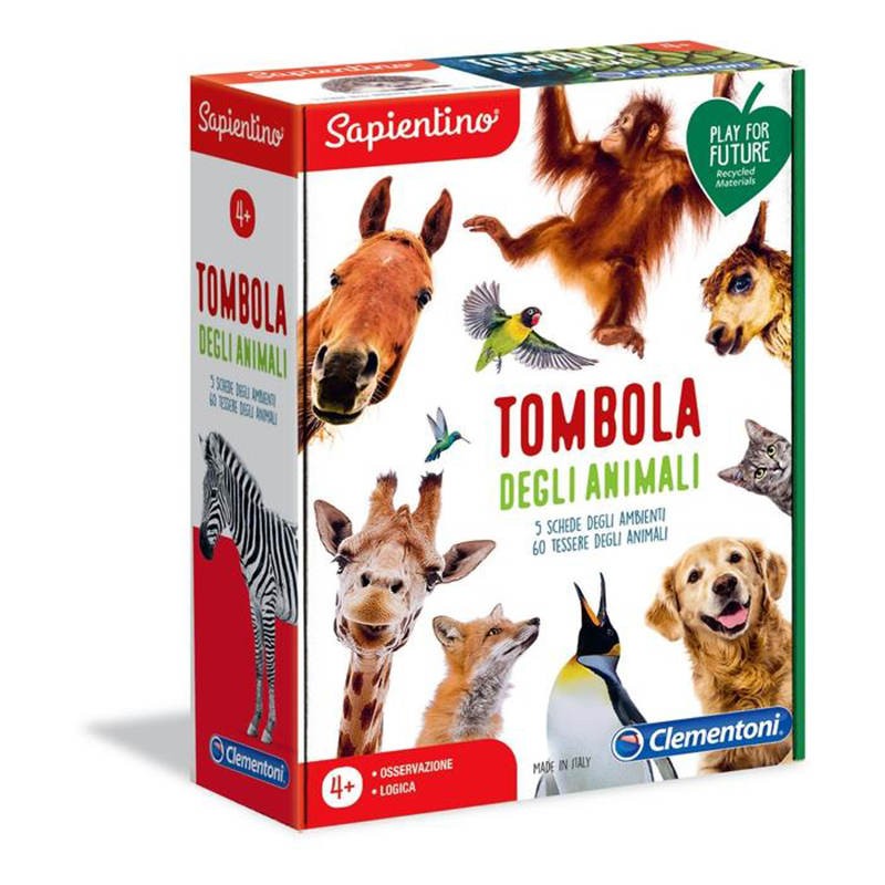 TOMBOLA DEGLI ANIMALI CLEMENTONI