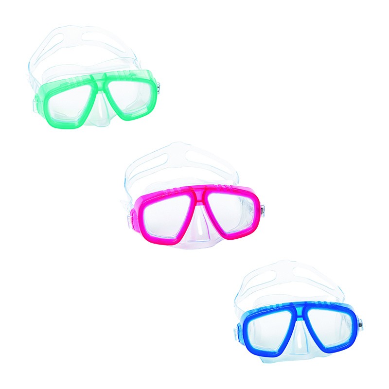MASCHERA CAYMEN 3-6 ANNI 3 COLORI LENTI IN POLICARBONATO PROTEZIONE UV