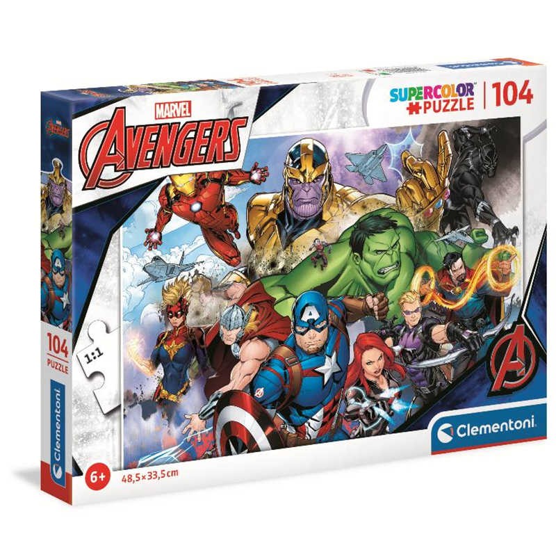 PUZZLE 104 MARVEL AVENGERS CLEMENTONI
