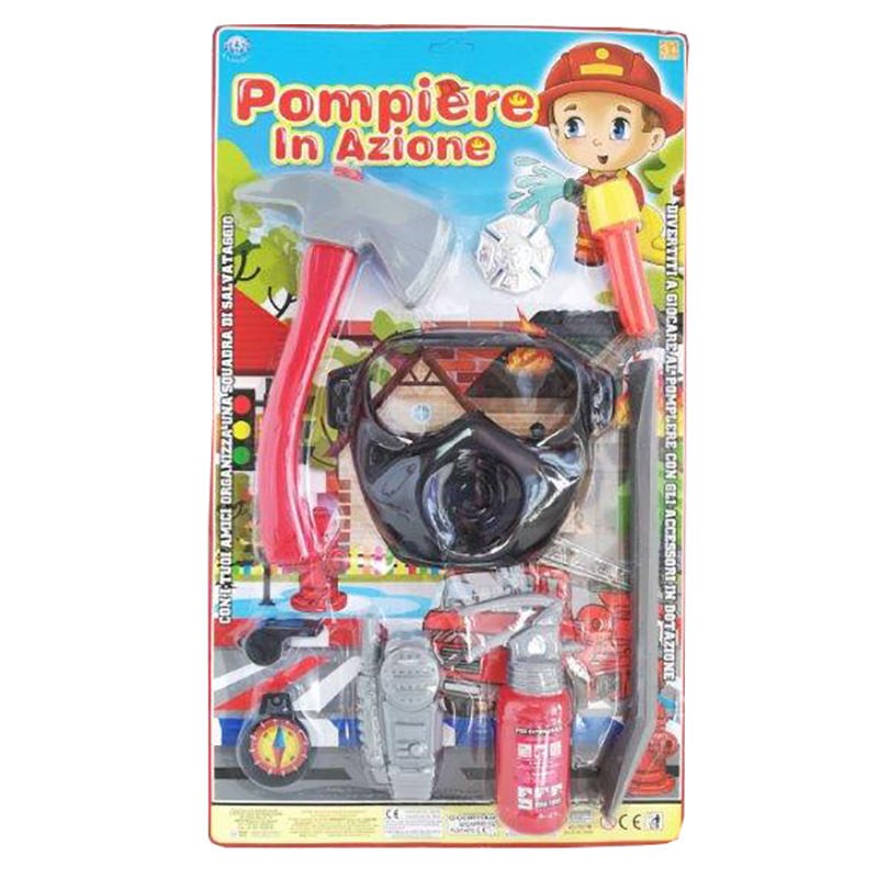 BLISTER SET POMPIERE CON MASCHERA