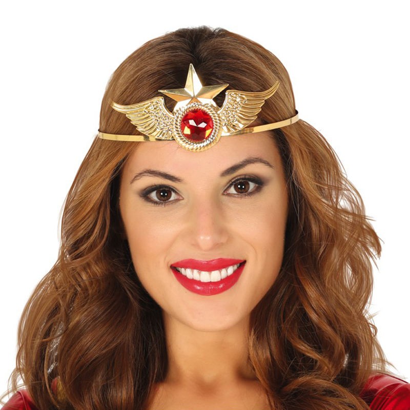 DIADEMA EROINA ORO METALLICO