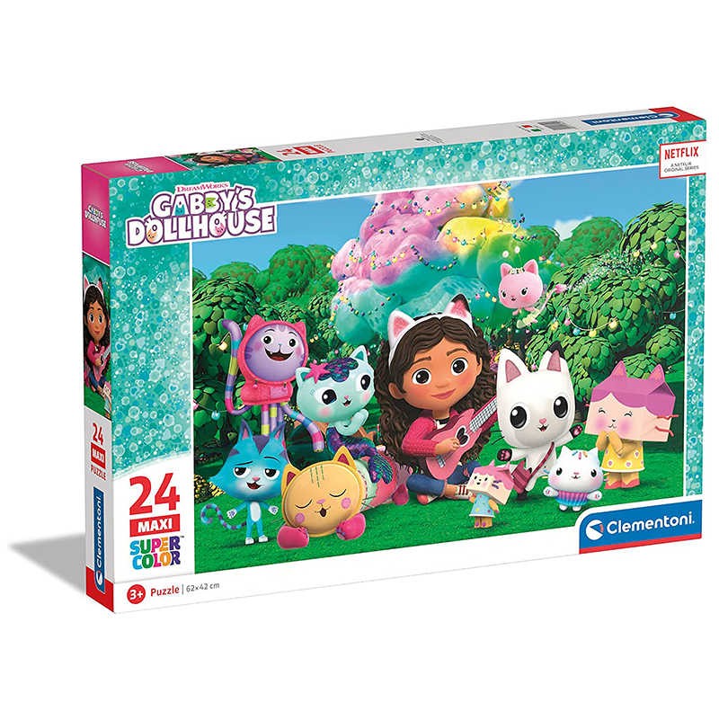 PUZZLE 24 MAXI GABY'S DOLLHOUSE 1 CLEMENTONI
