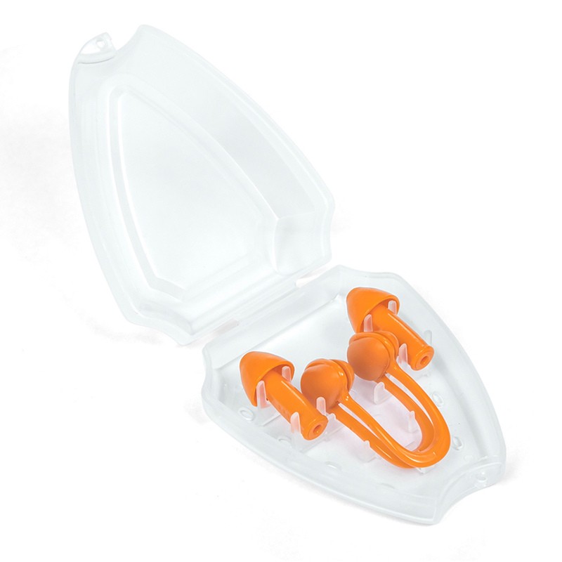 SET TAPPI ORECCHIE + CLIP NASO 2 COL ASS CON ASTUCCIO