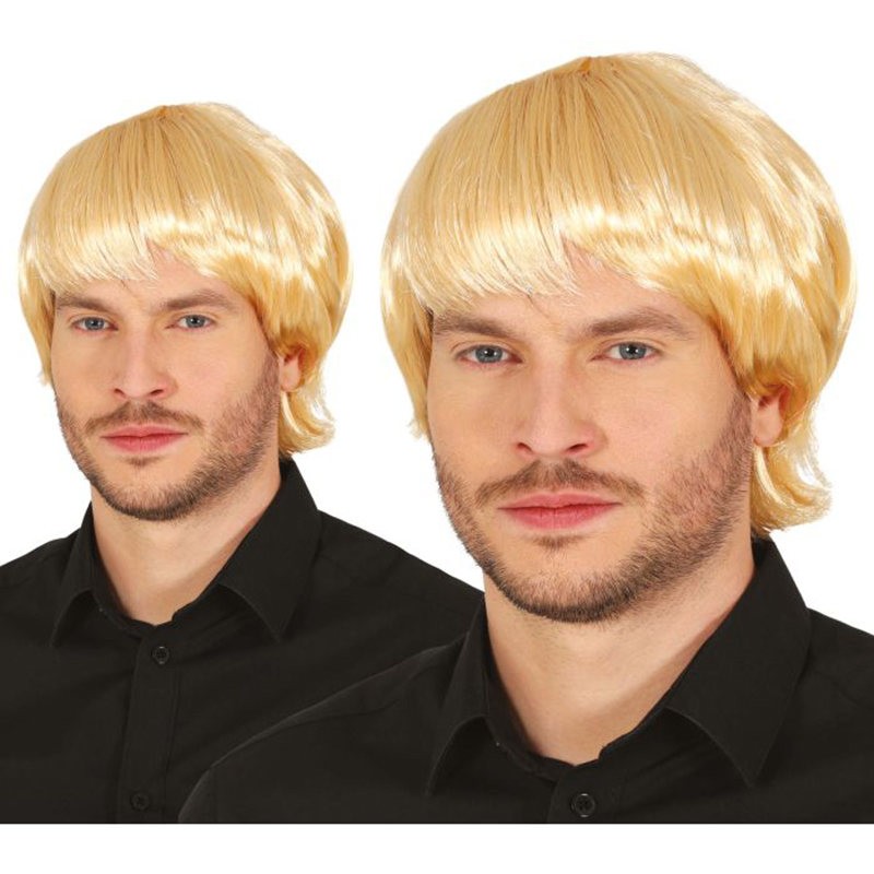 PARRUCCA UOMO BIONDA IN SCATOLA