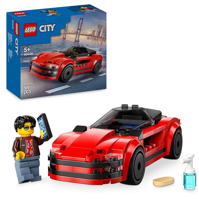 LEGO CITY AUTO SPORTIVA ROSSA 60448