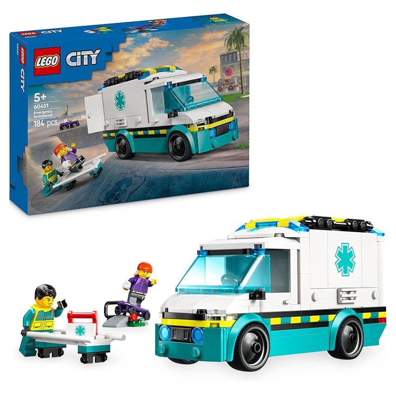 LEGO CITY AMBULANZA DI EMERGENZA 60451