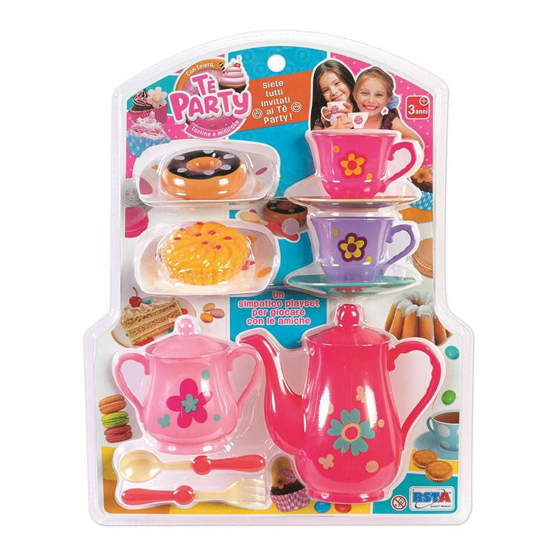 SET TEIERA CON TAZZINE E PASTICCINI BLISTER