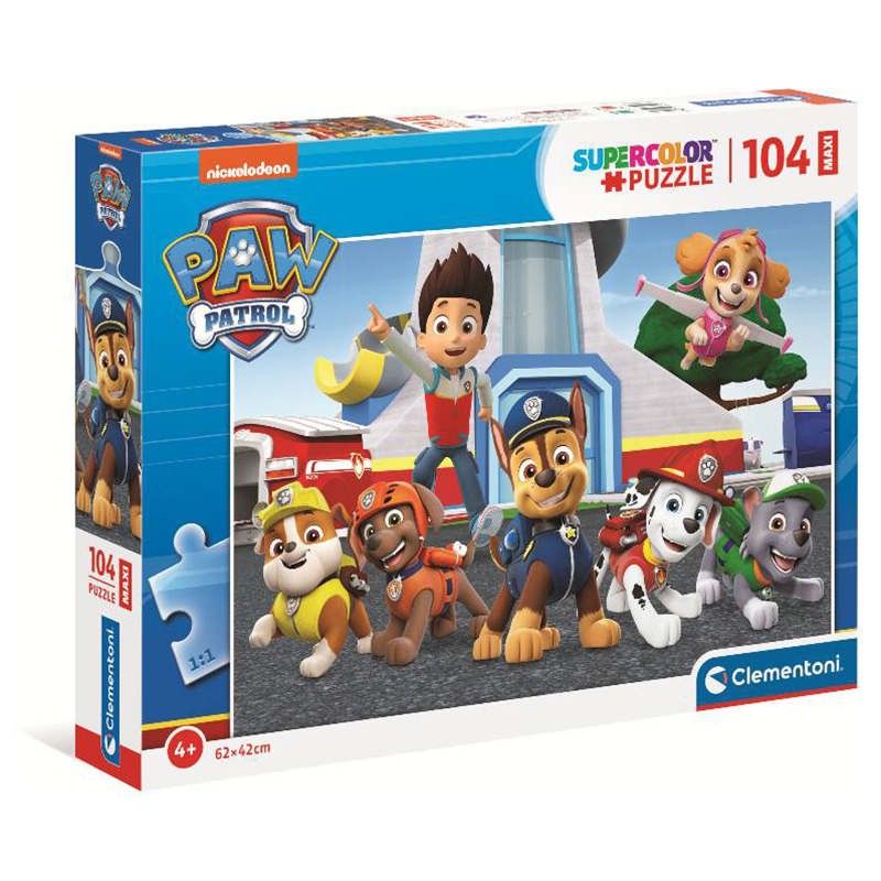 PUZZLE 104 MAXI PAW PATROL CLEMENTONI