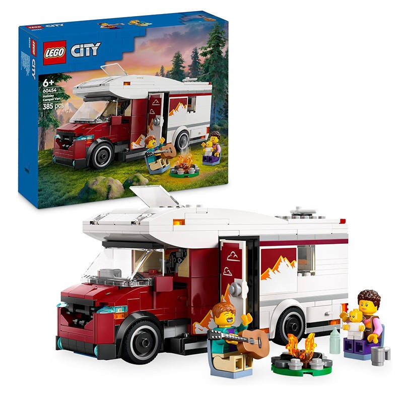 LEGO CITY CAMPER VAN DELLE VACANZE D'AVVENTURA 60454