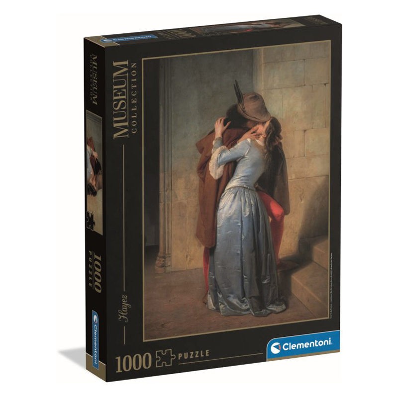 PUZZLE 1000 THE KISS - HAYEZ CLEMENTONI