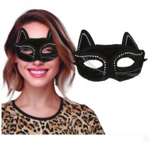 MASCHERA GATTINA NERA