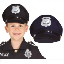 CAPPELLO POLIZIOTTO IN TESSUTO BAMBINO