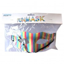 MASCHERINA RIGHE MULTICOLORE