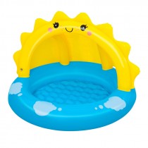 PISCINA SUNNY DAYS FONDO GONFIABILE E COPERTURA CM 101X97X71