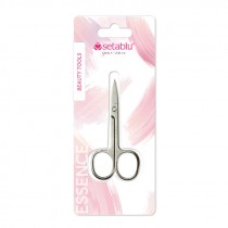 FORBICINE ACCIAIO PUNTA LARGA IN BLISTER