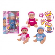 BAMBOLOTTO 21CM C/ SUONI 4 COLORI