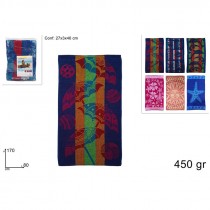 TELO MARE COTONE / SPUGNA 80X160 430 GR