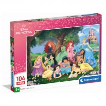 PUZZLE 104 SUPER DISNEY PRINCESS CLEMENTONI