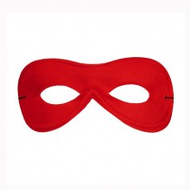 MASCHERA PIERROT ROSSA IN SETA EXTRA