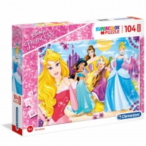 PUZZLE 104 MAXI PRINCESS CLEMENTONI