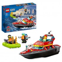 LEGO CITY BARCA SOCCORSO ANTINCENDIO 60373