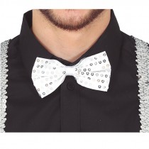 PAPILLON PAILLETTES ARGENTO