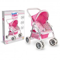 PASSEGGINO IN METALLO SCHIENALE REG. H. 65 CM