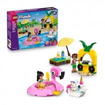 LEGO FRIENDS POOL PARTY CON UNICORNO E FENICOTTERO 42658