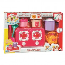 SET CUCINA FORNELLO LUCI SUONI CON STOVIGLIE