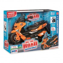 SUPER SCOOTER FRIZIONE SCALA 1:18 2 MONTA E SMONTA LUCI E SUONI
