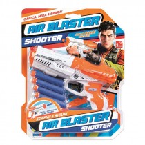 PISTOLA AIR BLASTER BLISTER 4 DARDI 20 CM