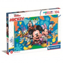 PUZZLE 104 SUPER MICKEY AND FRIENDS CLEMENTONI