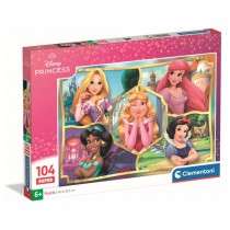 PUZZLE 104 SUPER DISNEY PRINCESS 2025 CLEMENTONI