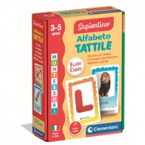 MONTESSORI CARTE ALFABETO TATTILE CLEMENTONI